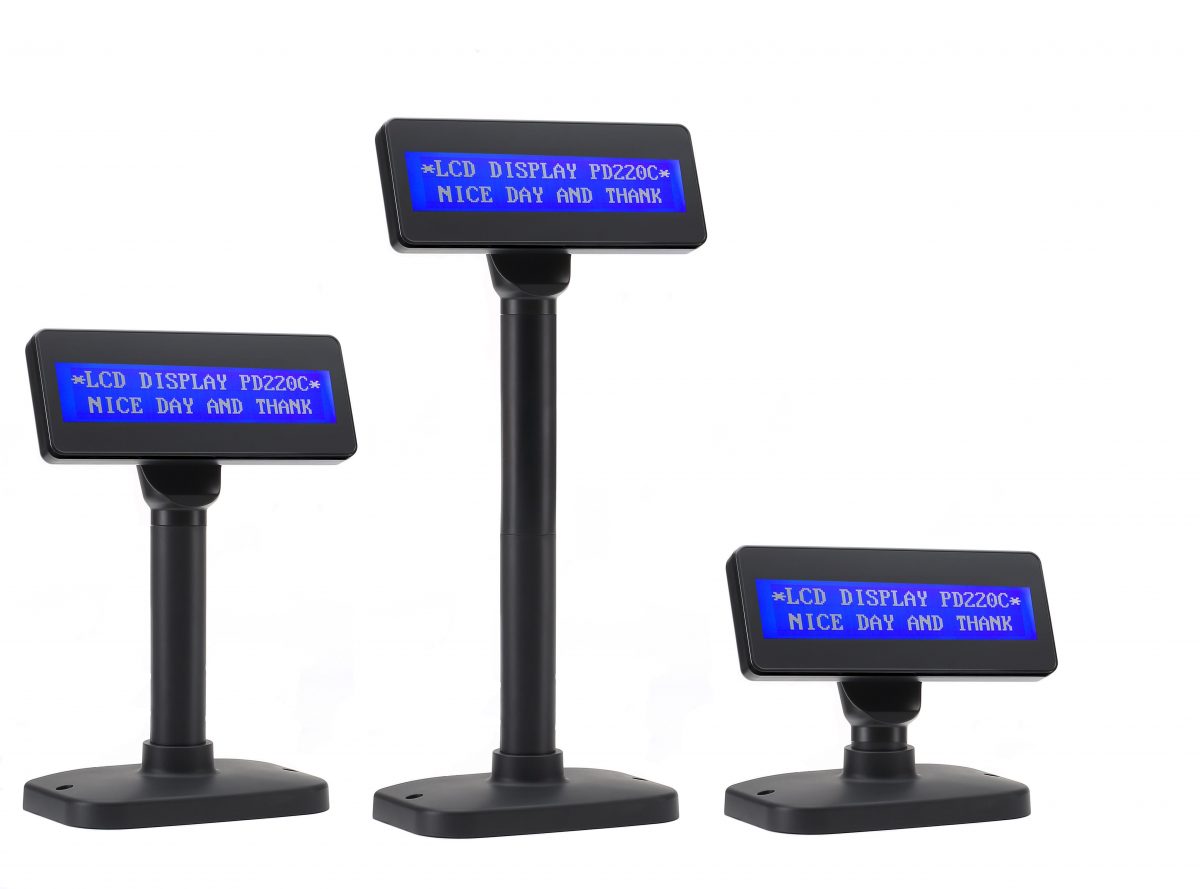 PD220C-3 2.2 inch lcd display for supermarket pos system