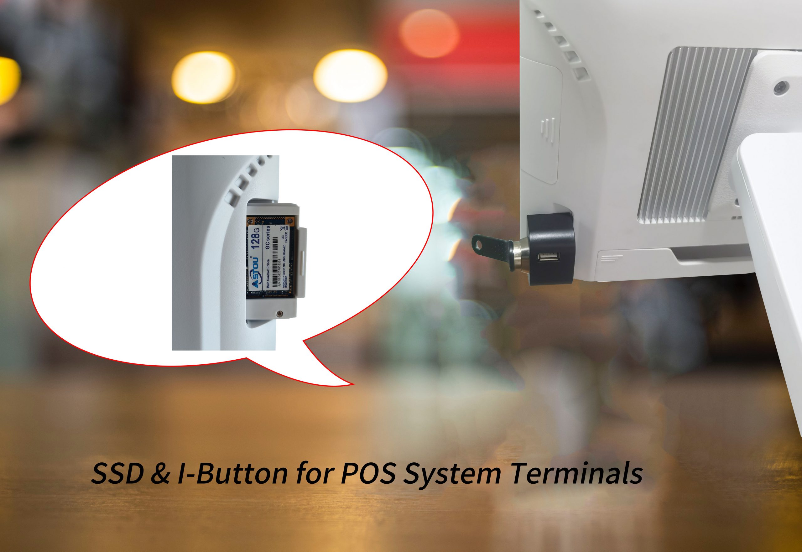ssd & ibutton for pos system terminal machine