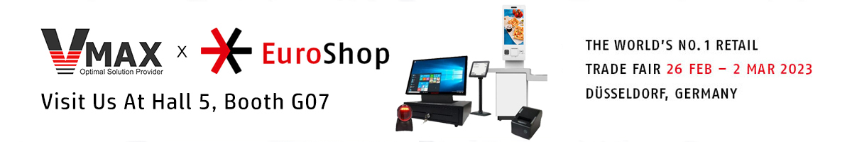 vmax pos with euroshop 2023 for retail industry