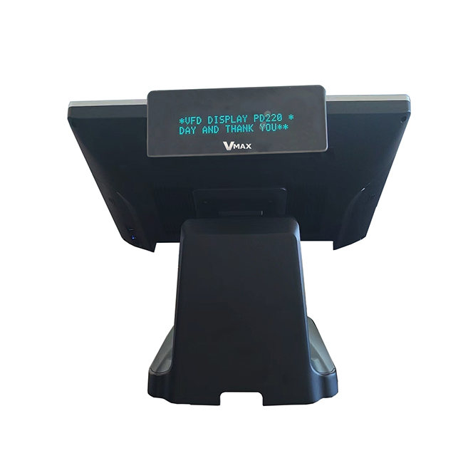 vt1500-v all-in-one touchscreen pos terminal with vfd