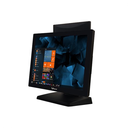 15 inch windows folding pos with second display