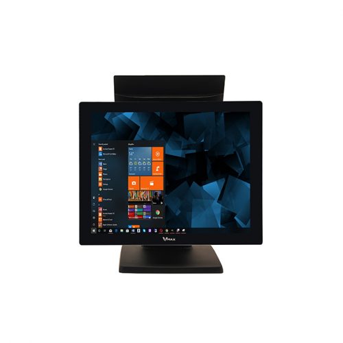 touchscreen folding pos terminal with customer display
