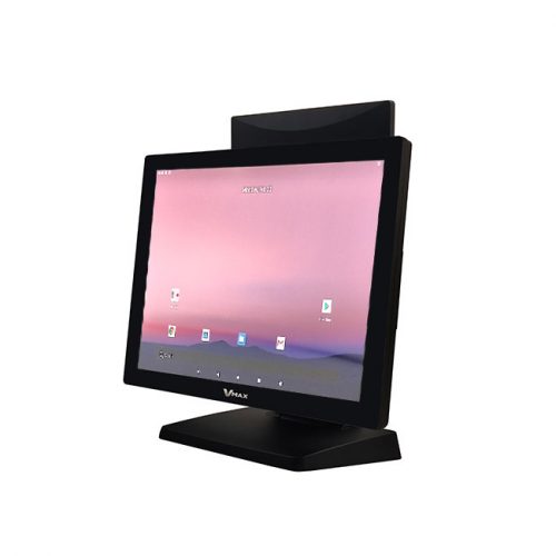 android foldable pos terminal with 9.7-inch rear display