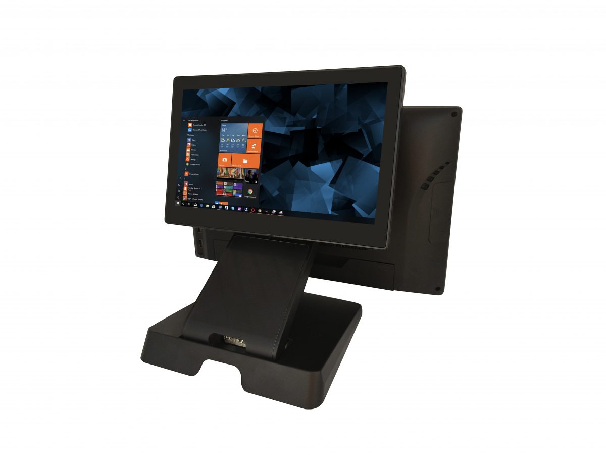 touchscreen folding pos system terminal