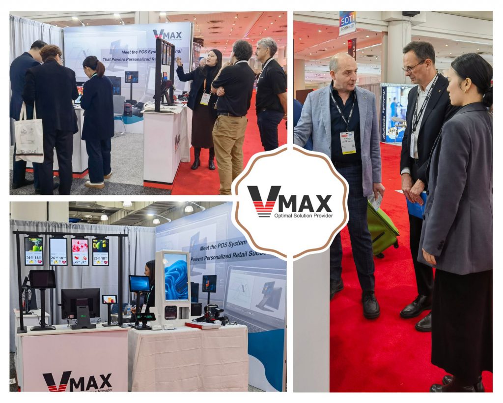 vmax pos with innovative retail technology and solution at NRF 2024