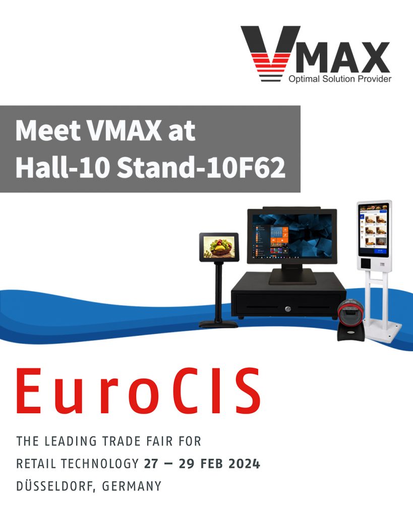 vmax pos with eurocis 2024 retail fair show