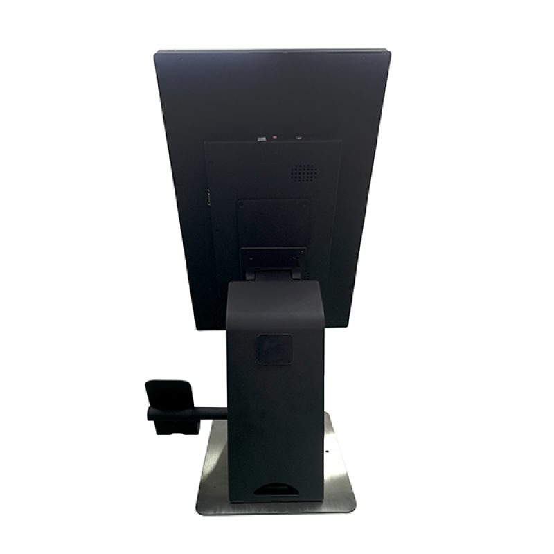 self-service stand kiosk pos with credit card reader