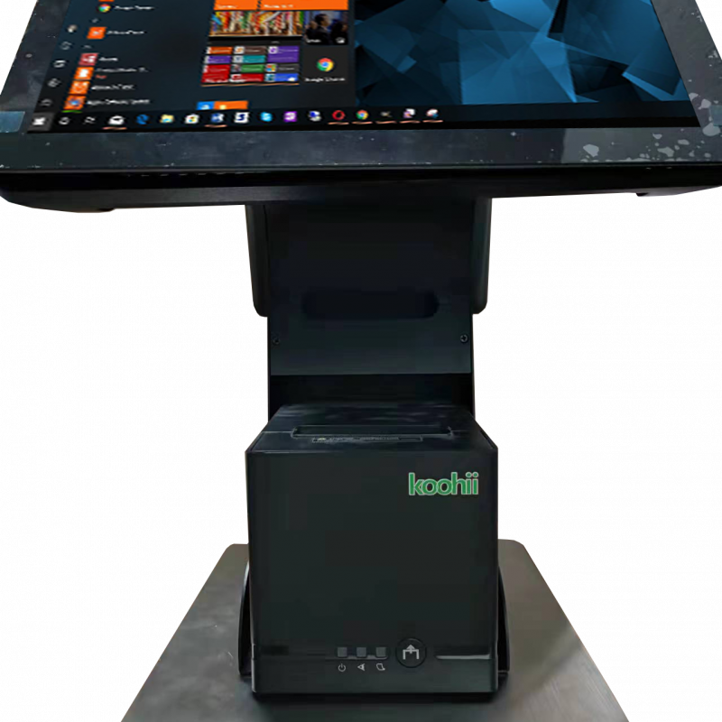 touch screen all-in-one pos system terminal with thermal receipt printer